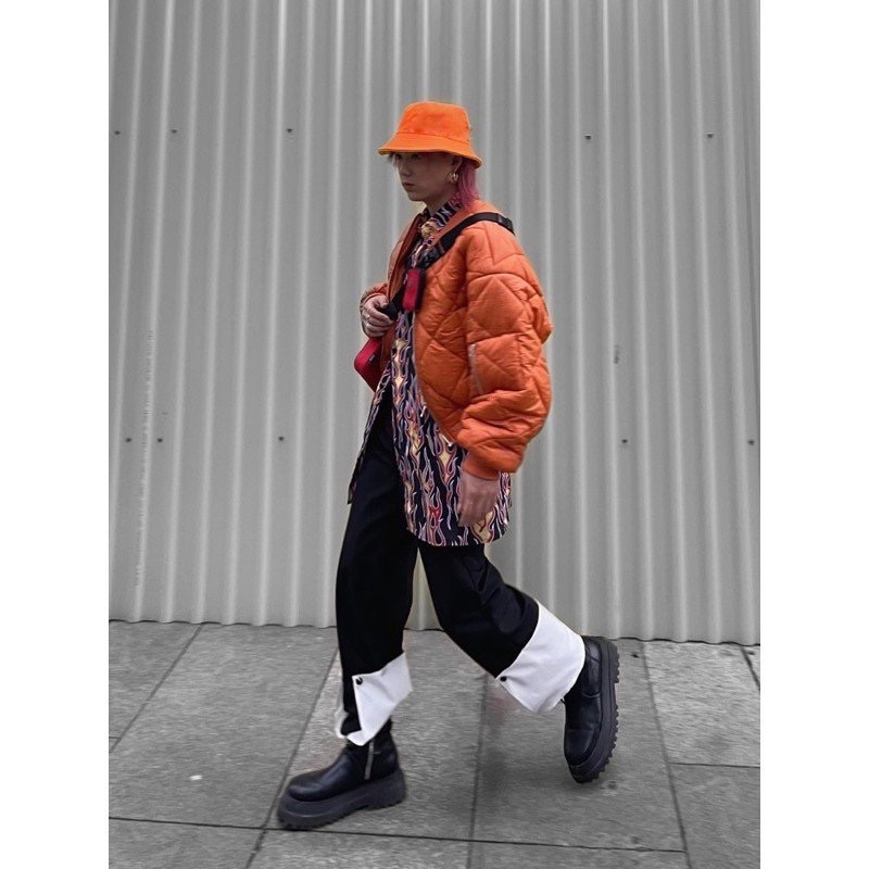 Quần tây phối ống trắng // M4 Outfit