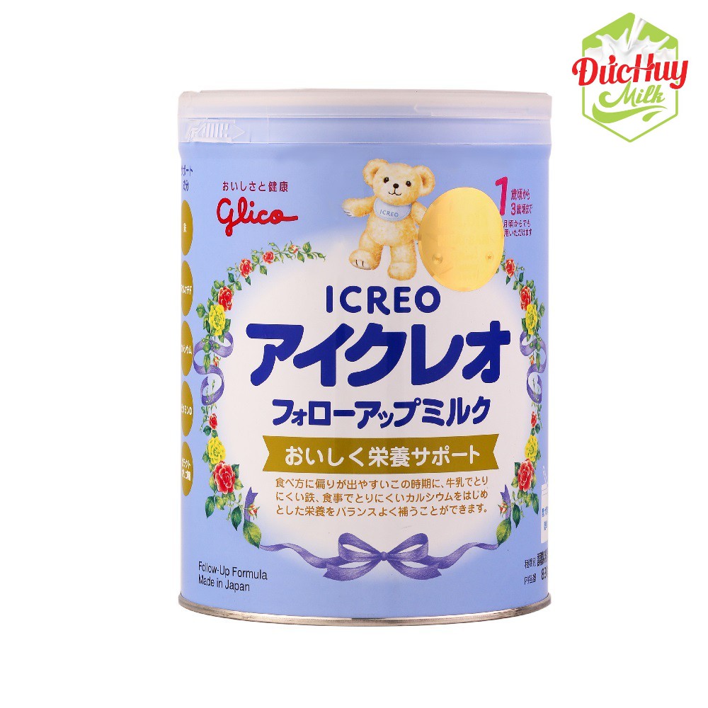 [CHÍNH HÃNG] Sữa bột công thức Glico Icreo số 1 820g