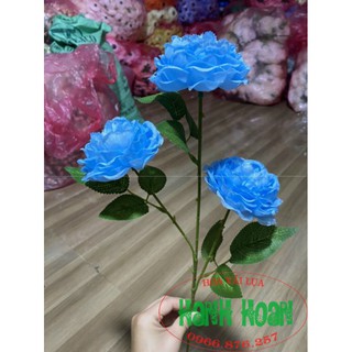 Combo 10 cành hoa trà Mộc Miên 3 bông lớn