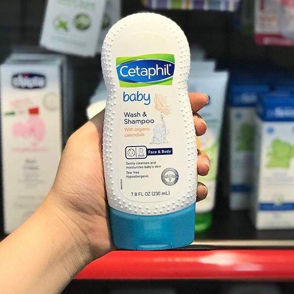 Sữa Tắm Gội CETAPHIL BABY Wash & Shampoo 230ml - Mỹ