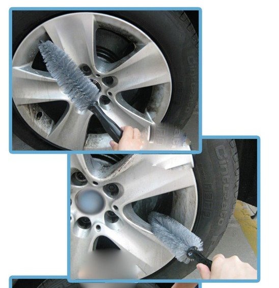Bộ 3 Bàn Chải Vệ Sinh Bánh Xe Chuyên Nghiệp,Cọ Vệ Sinh Mâm Lazang