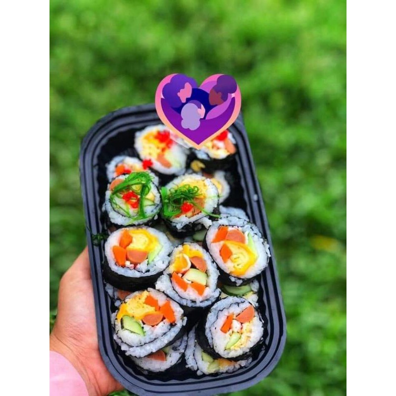 Lá kim làm cơm cuộn kimbap 10 lá