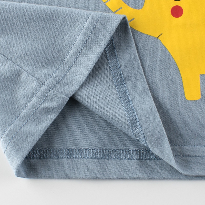 Áo thun SOFFNY cotton sát nách in họa tiết hoạt hình thời trang mùa hè đáng yêu dành cho trẻ em