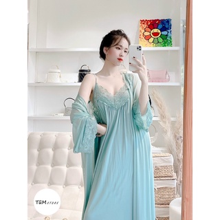 Set váy kèm choàng Sunny sleep phối ren
