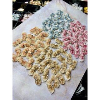 hoa bột nail gắn móng