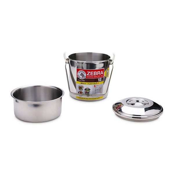 CAMEN INOX NGĂN LỒNG SÂU ZEBRA THÁI LAN- AUTO LOCK 12CM 151624