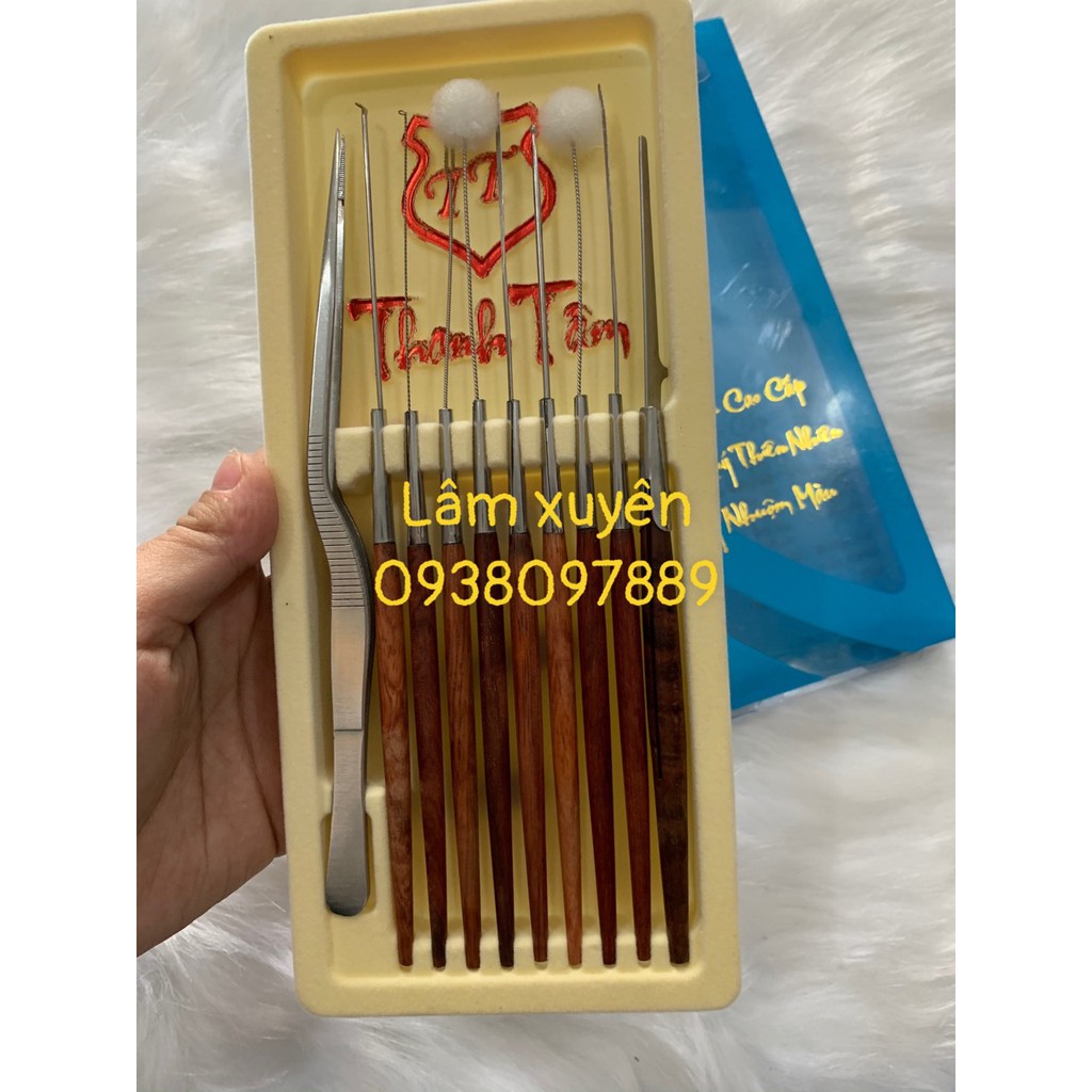 Bộ lấy ráy tai💤GIÁ RẺ💤 Thanh Tâm cao cấp, 10 món, cán gỗ không phai màu, sản phẩm cần thiết của mọi gia đình