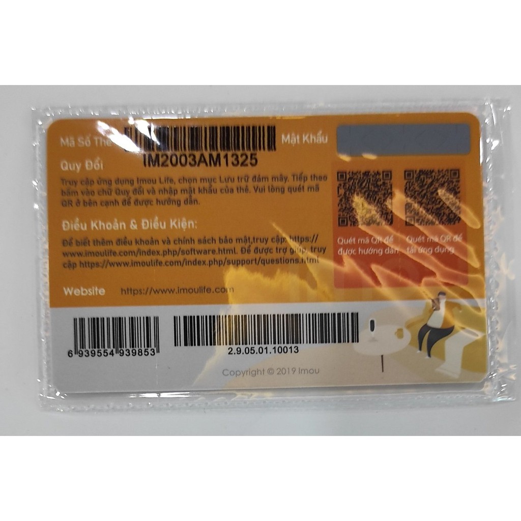 [Mã LTP50 giảm 50000 đơn 150000] Card Lưu Trữ Đám Mây Cloud Imou (1 Tháng) Cho Camera | BigBuy360 - bigbuy360.vn