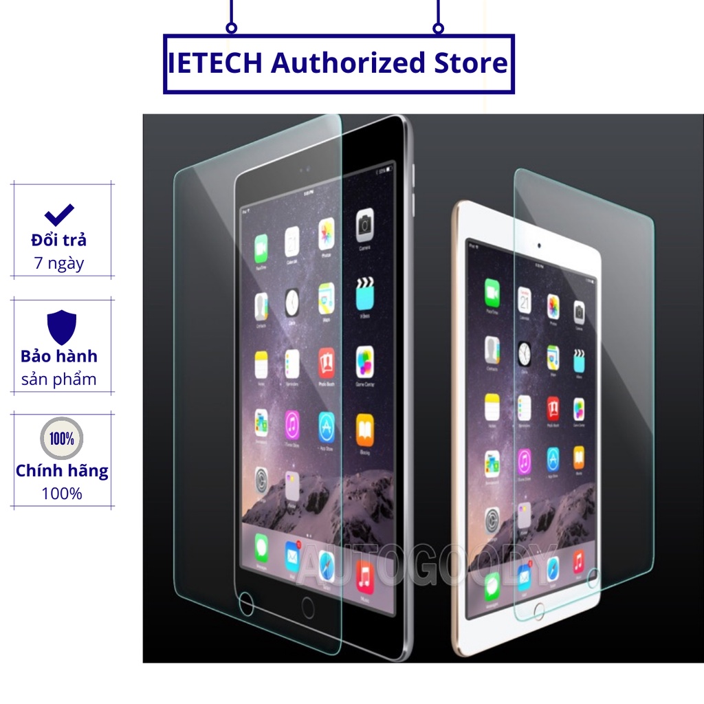 Kính cường lực cho iPad 2017/2018 chống xước, chống vỡ màn hình - Thương hiệu PKCB