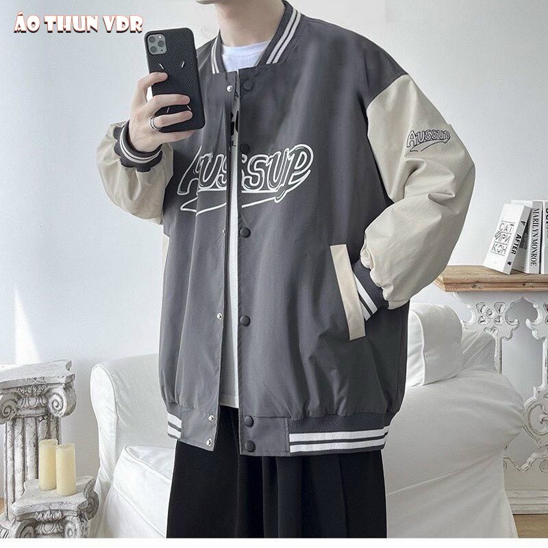 Áo Khoác Bomber ASSUP - phong cách nam nữ chất nỉ bông cotton