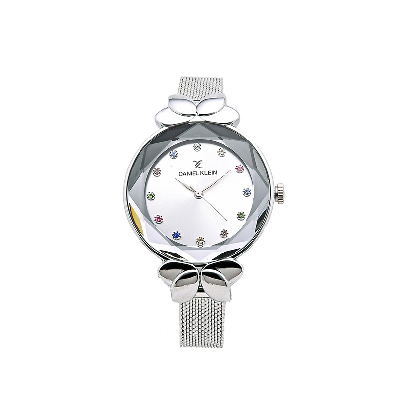 Đồng hồ nữ Daniel Klein DK.1.12554.1 chống nước, kính cứng chống xước dây mesh cách điệu chống gỉ cao cấp chính hãng