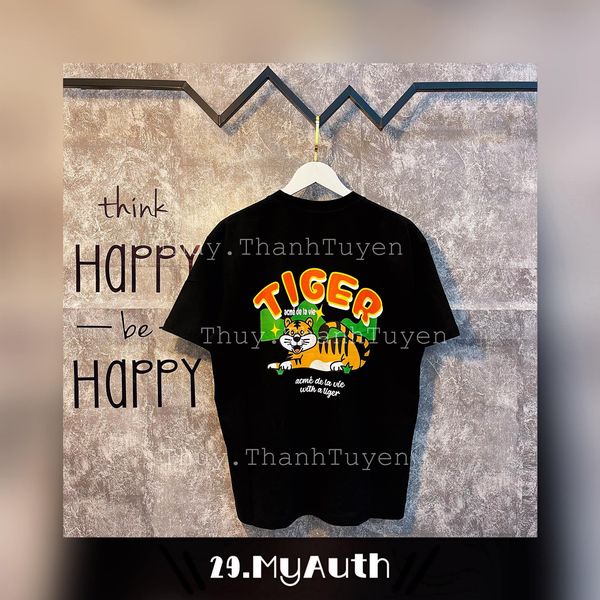 Áo thun  ADLV  TIGER TEE BLACK