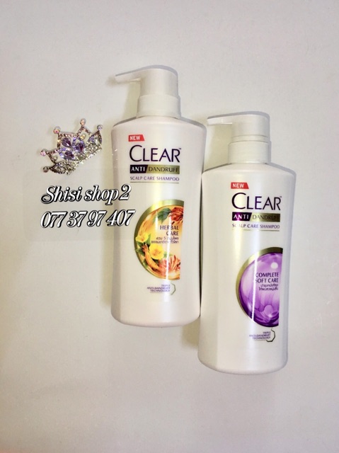 Dầu Gội Đầu CLEAR Thái Lan Đủ Loại 450ml hết gàu hết ngứa