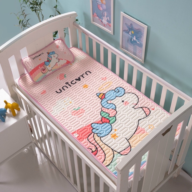 Chiếu Điều Hoà Cao Su Non Tencel 5D Mini Kèm Gối Cho Bé Babibu - CDHT