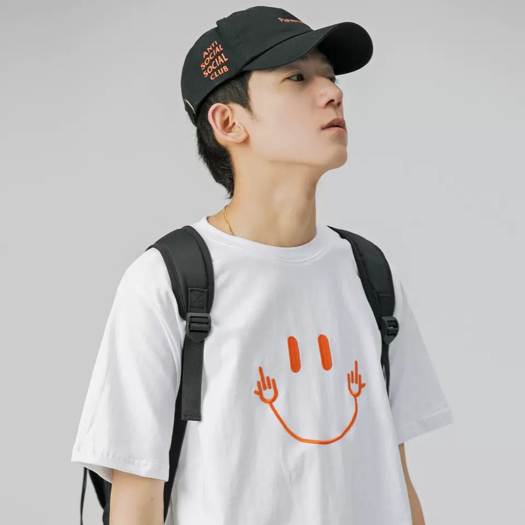 Áo thun nam đẹp ⚜️Áo thun Stee ⚜️FREESHIP⚜️ in hình SMILE ⚜️ chất vải cotton chất mịn tốt