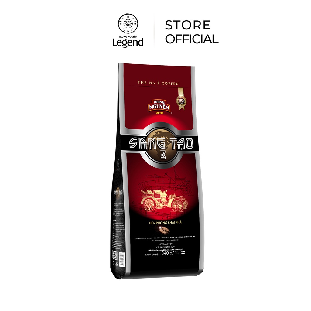 Cà phê Rang Xay Sáng Tạo 3 Trung Nguyên Legend 340gr