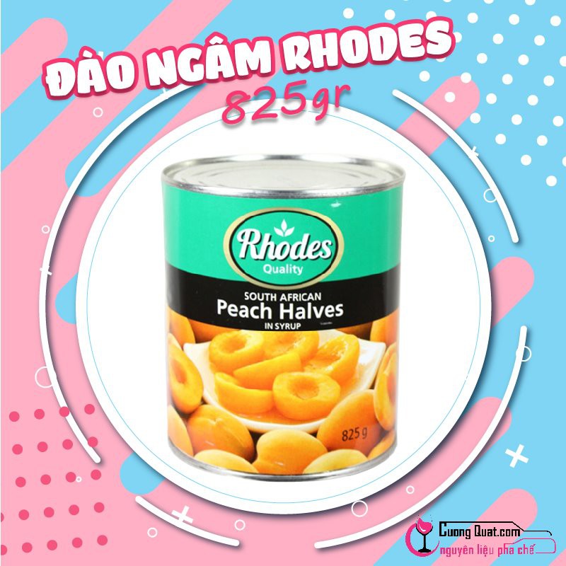 Đào Ngâm Rhodes 820gr