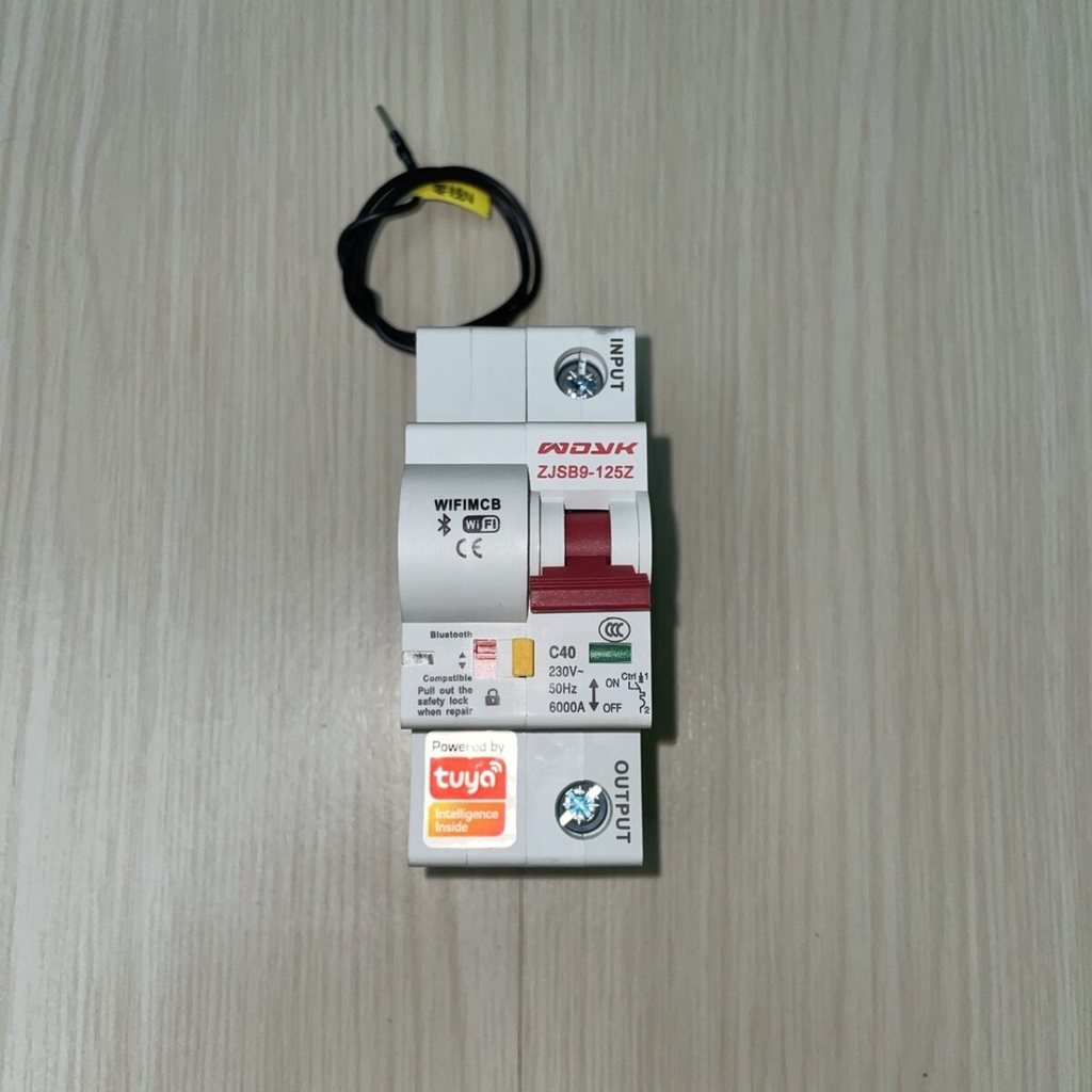 Aptomat CB thông minh Wifi Tuya 1P