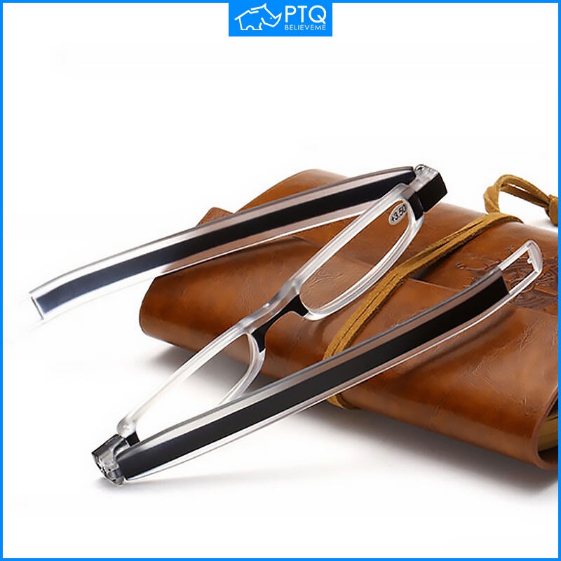 Kính Đọc Sách TR90 Chống Ánh Sáng Xanh Xoay 360 Độ Kèm Bút Đọc Tiện Dụng