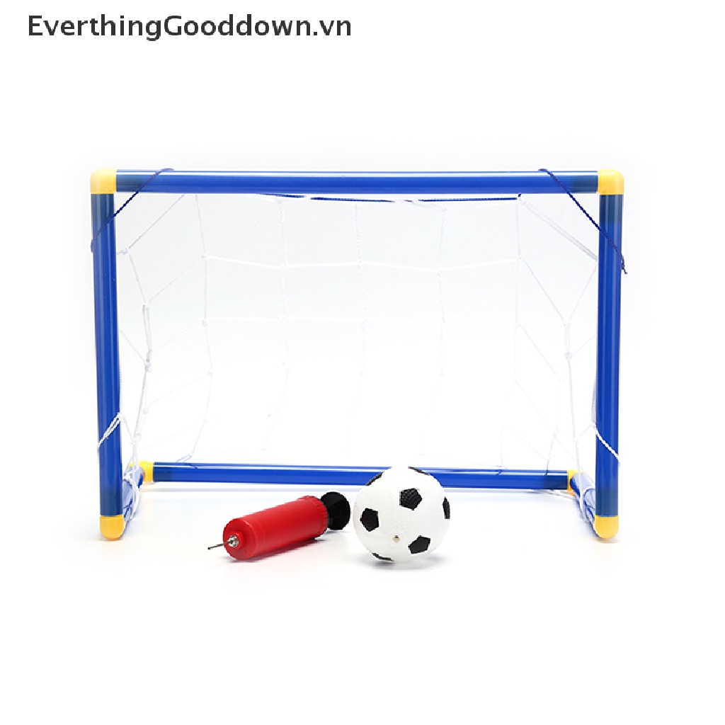 Everthinggooddown Bộ Lưới Đá Banh Mini Gấp Được Kèm Bơm Đồ Chơi Thể Thao Dành Cho Trẻ Em