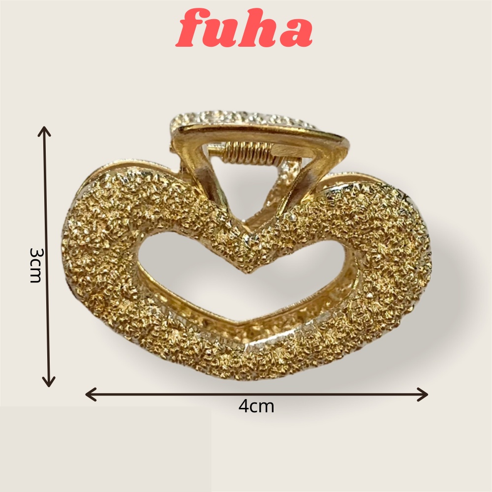Kẹp càng cua kim loại mini FUHA, kẹp tóc càng cua loại nhỏ nhiều hình xinh xắn