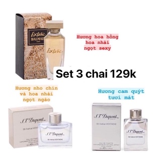 Set nước hoa 3 chai + nước hoa katy perry