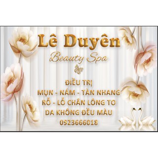 Tranh dán tường Tranh Spa thiết kế theo yêu cầu kích thước 1m x 1.5m có sẵn keo