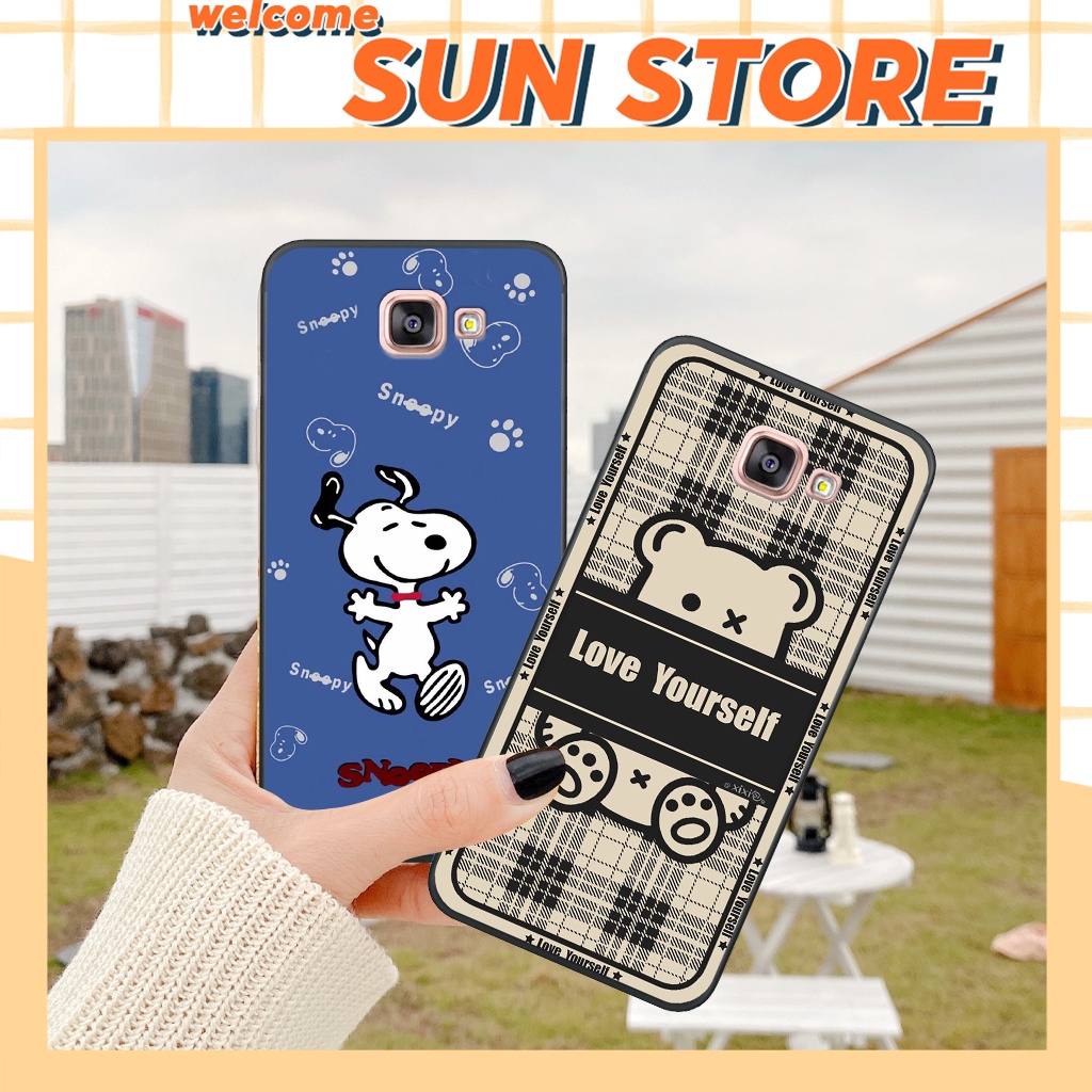 Ốp Samsung A310/ A3 2016/ A510/ A5 2016/ A710/ A7 2016 gấu bear cute, snoopy, pochacco,ốp lưng thời trang cao cấp giá rẻ