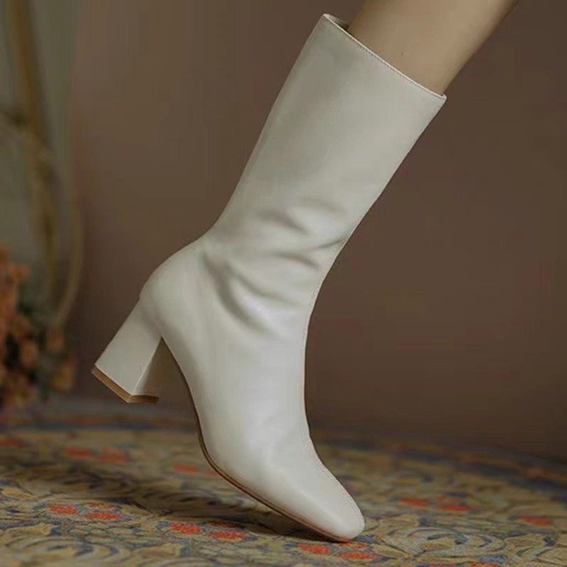 Bốt đùi lửng nữ 6 phân
