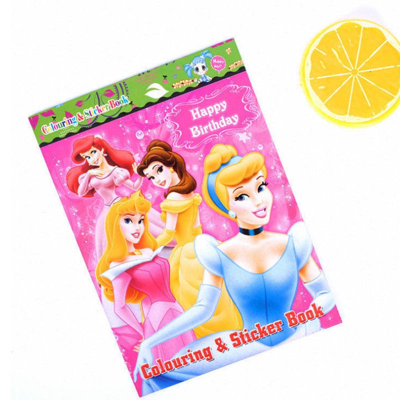 Sách Tô Màu DIY Hoạt Hình Xinh Xắn WJ023