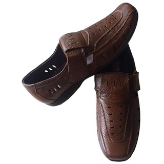 Giày rọ nam da bò cao cấp TH GR217