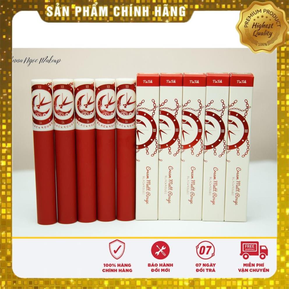 [AUTH] - Son kem lì blackrouge cream matt rouge đủ màu từ ver 1 đến ver 2 [CM 01 -> CM12] [Có sẵn] | BigBuy360 - bigbuy360.vn