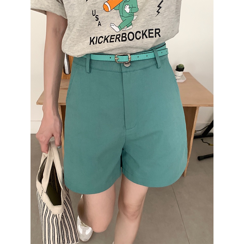 Quần Short Ống Suông Phối Thắt Lưng Thời Trang Năng Động 51289