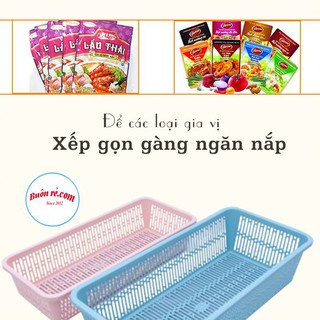Rổ chữ nhật dài Châu Hưng- Rổ đựng đồ tiện lợi –Br 01370