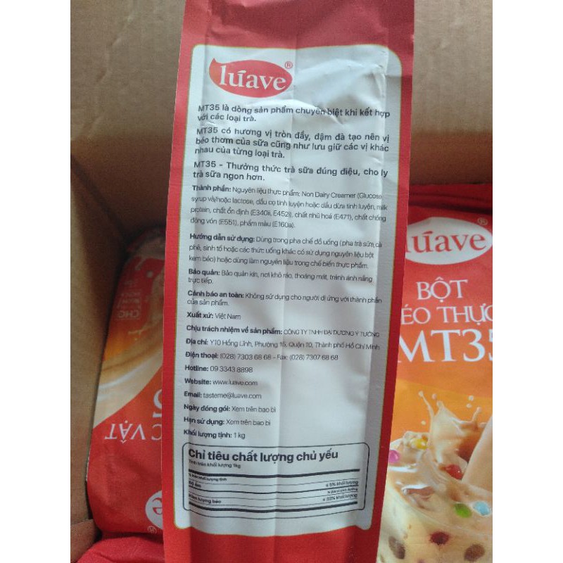 bột kem béo thực vật MT35 [túi 1kg]