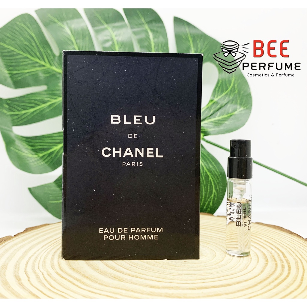 Vial/Mẫu Thử nước hoa Bleu De Chanel Eau De Parfum Pour Home 1.5ml chính hãng, cực thơm