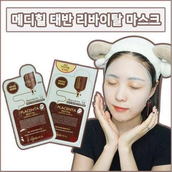 Mặt Nạ Mediheal NHẬP KHẨU CHÍNH HÃNG Mặt Nạ Giấy (Miếng lẻ) 6 Dòng H.D.P, N.M.F, TEATREE, PLACENTA, VITA, COLLAGEN