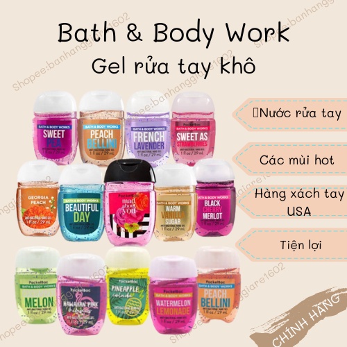 Gel rửa tay khô Bath & Body Works