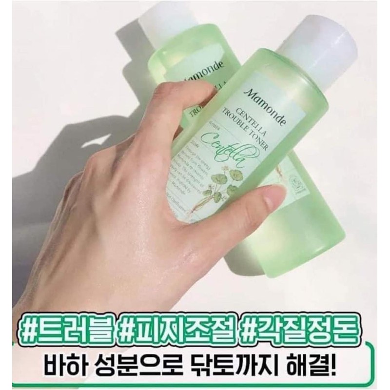 Toner Mamonde Rau Má Centella Trouble Phục Hồi Da 250ml