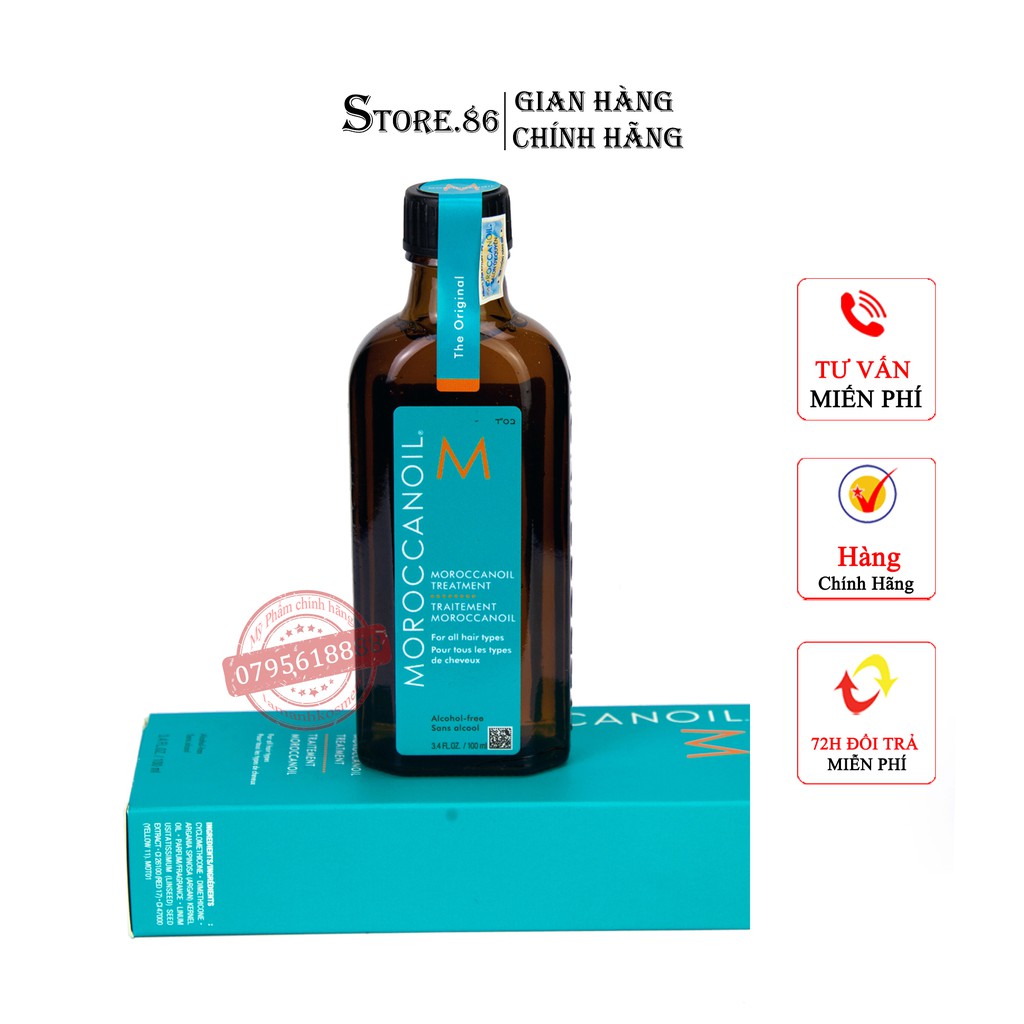 Dầu dưỡng tóc Moroccanoil Tinh dầu dưỡng phục hồi tóc hư tổn khô xơ Moroccanoil Treatment Oil  25ml - 200ml chính hãng