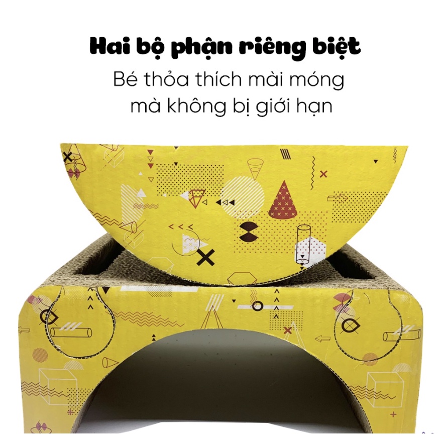 Bàn Cào Móng Ổ Giường Nằm - Giường Mèo Sofa Mèo