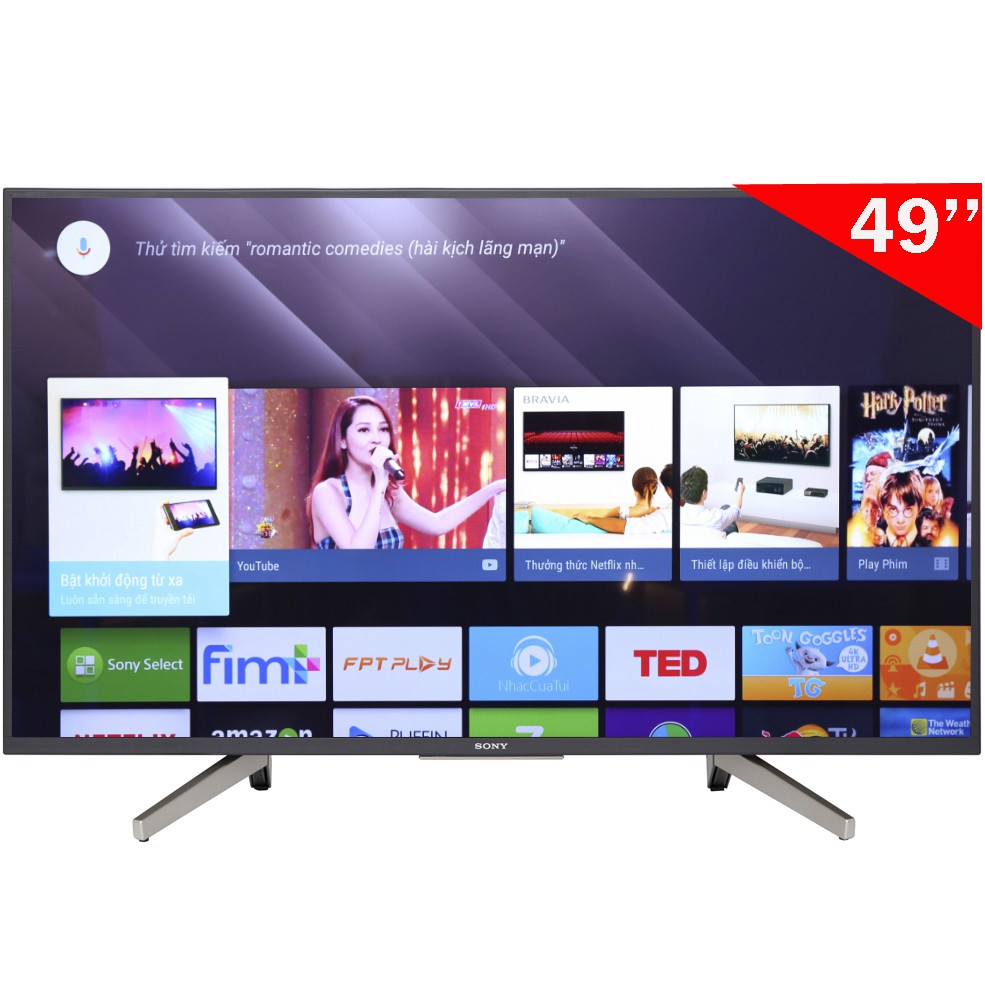 Tivi Sony KD-49X7500F-2018 ( 4K HDR, Android TV, 49'') Giao hàng nội thành TP.Hồ Chí Minh