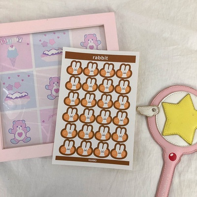 Sticker dán hộp hoạt hình nhiều mẫu,trang trí điện thoại, máy tính, sổ vở, kệ, hộp văn phòng phẩm