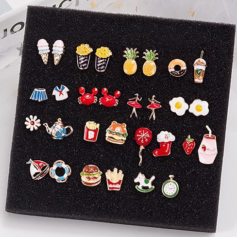 Đôi bông tai hình sáng tạo độc đáo kiểu dáng thời trang