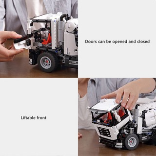 Lego lắp ráp Xe Bồn Mijia Mitu Engineering Mixer