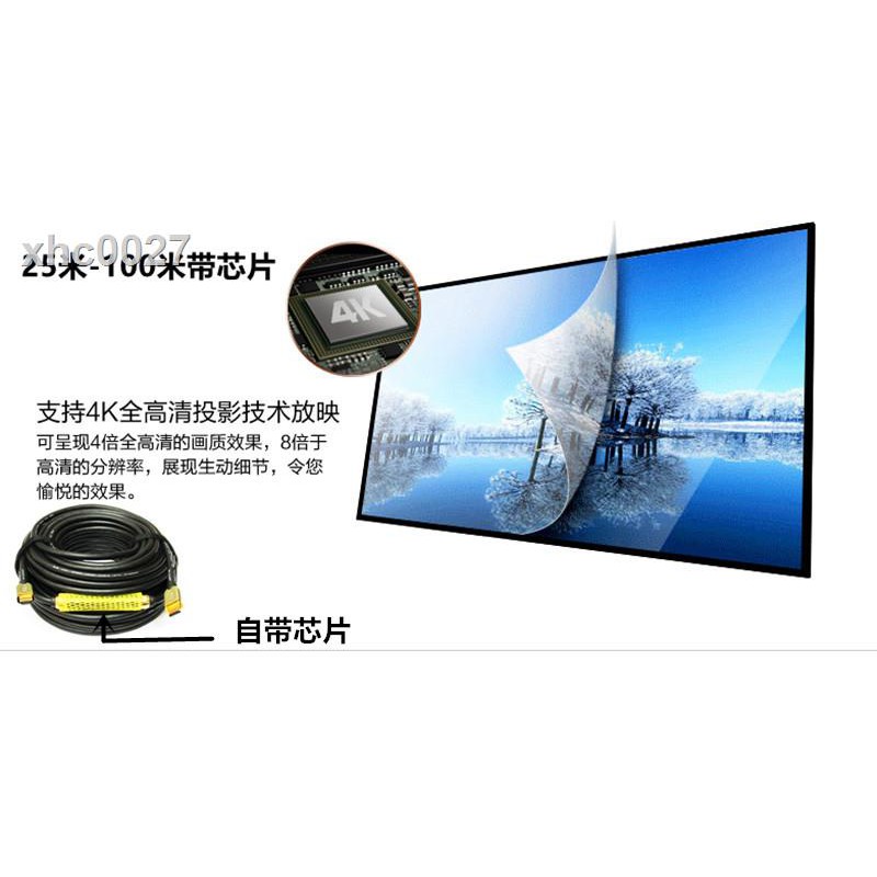 Cáp Màn Hình Máy Chiếu 4k Tv 10 15 / 20 / 25 / 30m