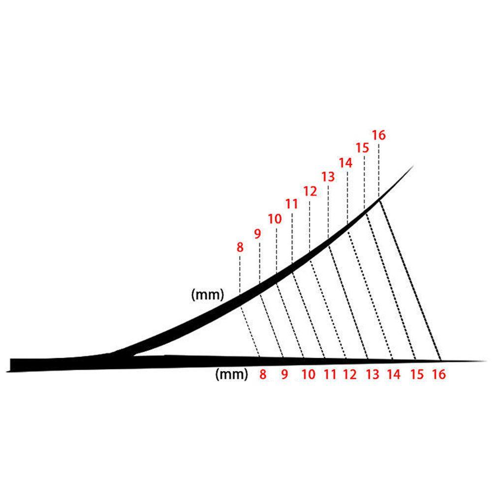 Bộ 12 Cặp Lông Mi Giả Cong 3D Hình Chữ YY