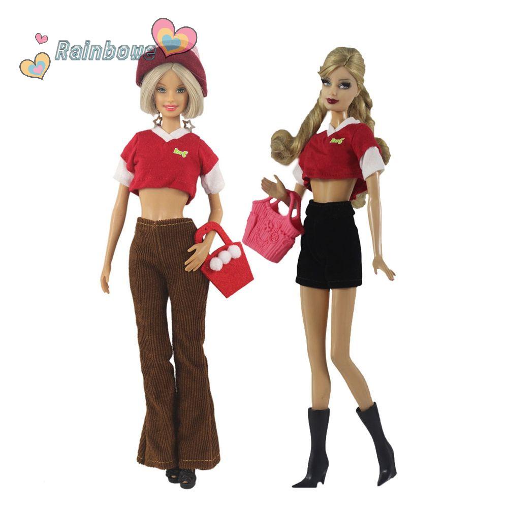 Bộ áo khoác jeans + quần short da 11.5&quot; 1/6 BJD cho búp bê