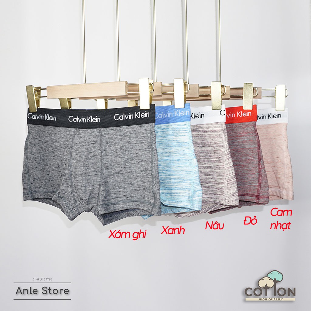 Quần lót nam BOXER Đùi hàng xuất USA Low Rise Trunk COTTON Elastane dãn 4 chiều - Quần sịp nam Kẻ Xược BXAEX Anle Store