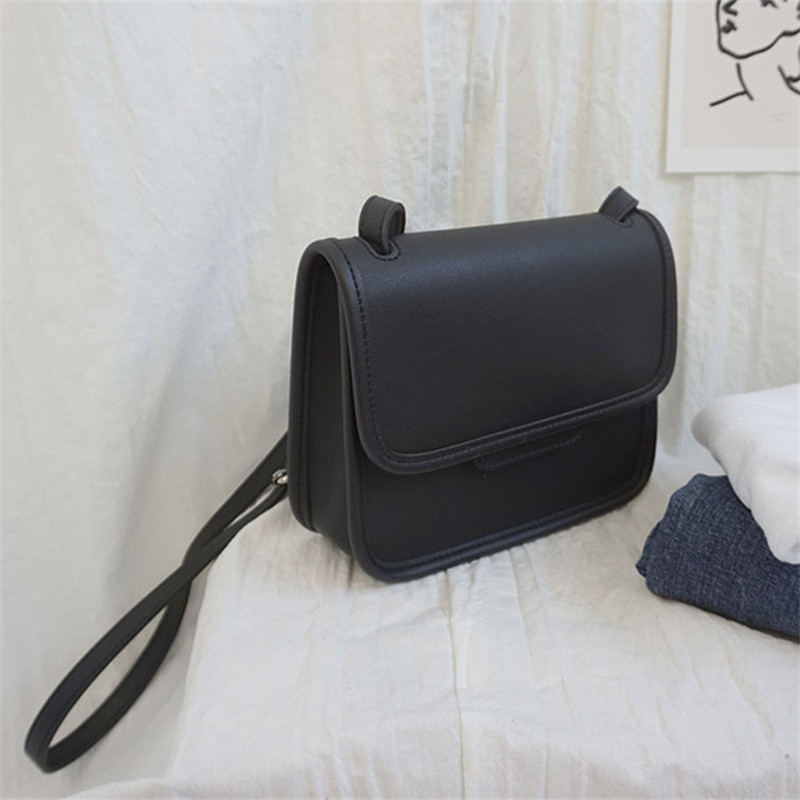 Túi Đeo Vao Dáng Vuông Nhỏ Màu Trơn Phong Cách Hàn Nhật Thời Trang Cho Phụ Nữ IELGY